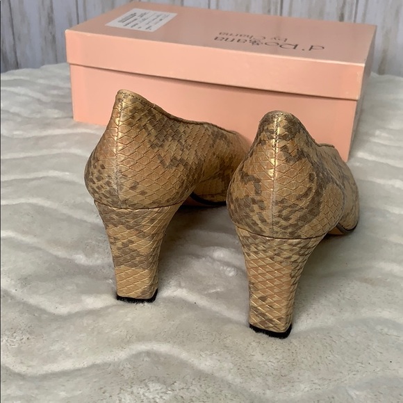 D’ Rossana Snakeskin Print Heels - Picture 4 of 8